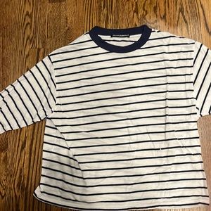 brandy melville long sleeved striped tee